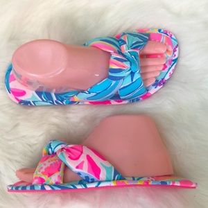 Lilly Pulitzer Slippers Multicolor Sz8-9